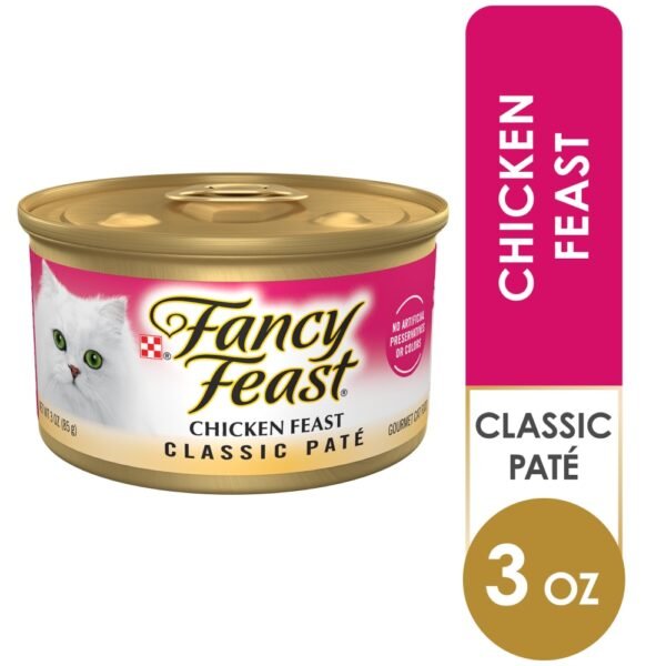 Purina Fancy Feast Classic Pate Wet Cat Food Chicken Feast