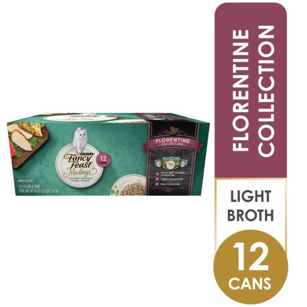 Purina Fancy Feast Medleys Florentine Wet Cat Food Variety Pack