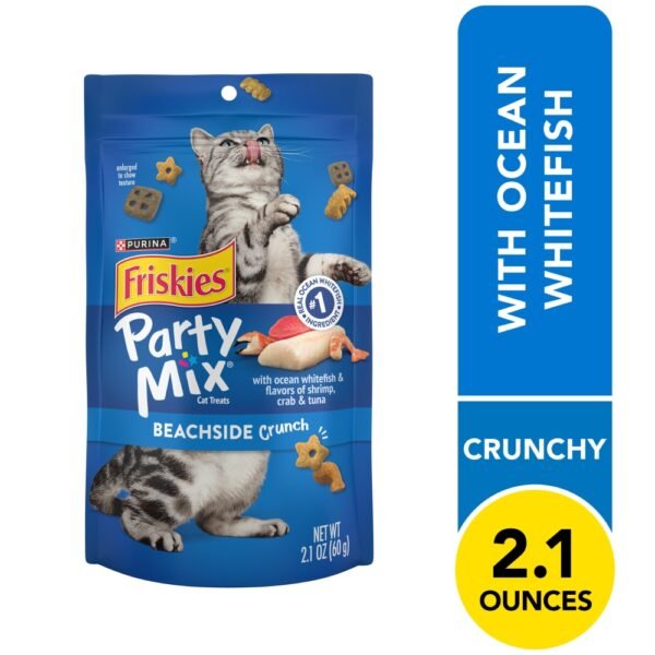 Purina Friskies Party Mix Cat Treats Beachside Crunch
