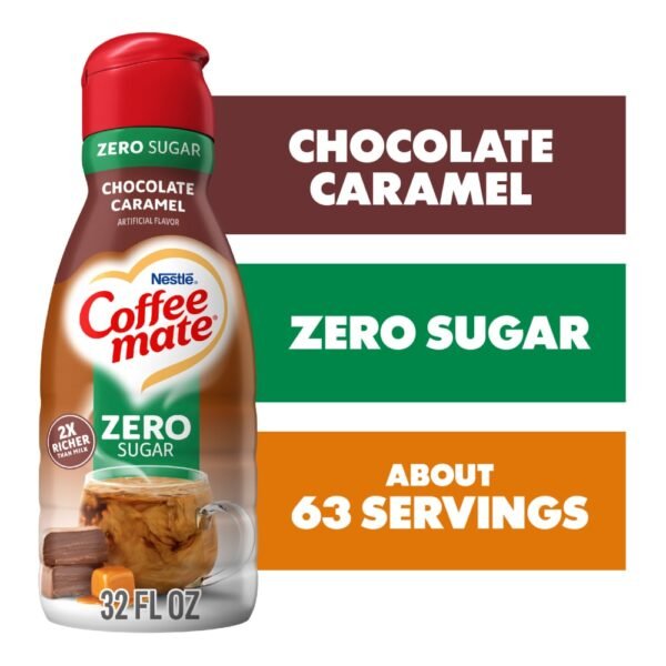 Coffee mate Zero Sugar Chocolate Caramel Liquid Coffee Creamer