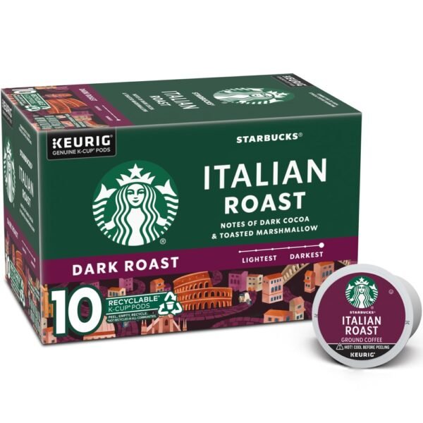 Starbucks Italian Dark Roast K-Cup Coffee Pods