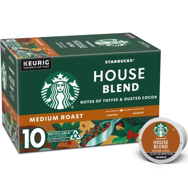 Starbucks® House Blend Medium Roast K-Cup® Coffee Pods