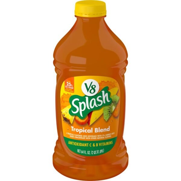 V8 Splash Tropical Blend Flavored Juice Beverage Bottle