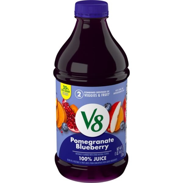 V8® Pomegranate Blueberry 100% Fruit and Vegetable Juice Bottle