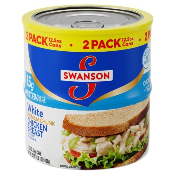 Swanson® White Premium Chunk Canned Chicken Breast in Water Twin Pack