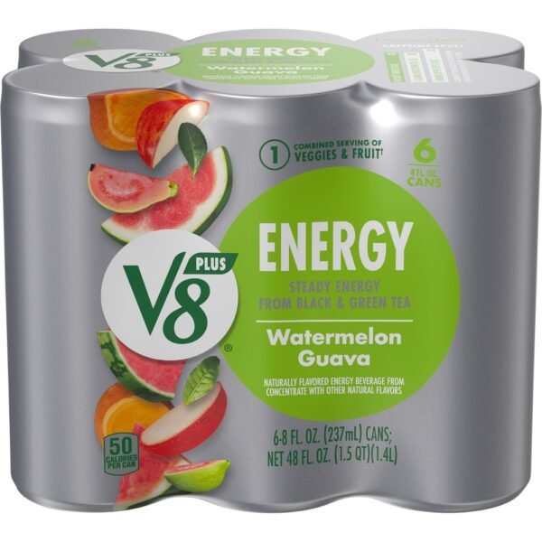 V8® +Energy Watermelon Guava Juice Energy Drink Multipack
