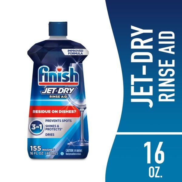 Finish Jet Dry Rinse Aid, Dishwasher Drying Agent