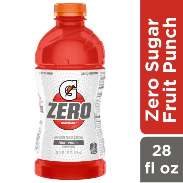 Gatorade® Zero Sugar Red Fruit Punch Sports Drink Bottle