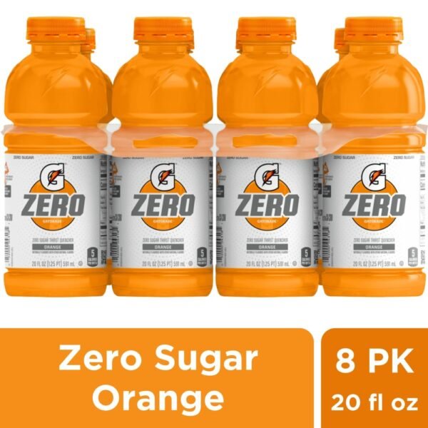 Gatorade® Zero Sugar Orange Sports Drink Multipack Bottles