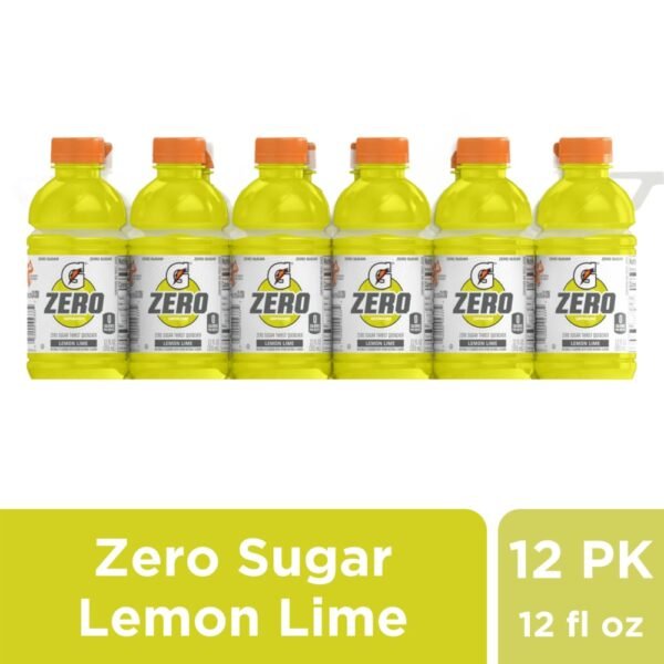 Gatorade® Zero Sugar Yellow Lemon Lime Sports Drink Multipack Bottles