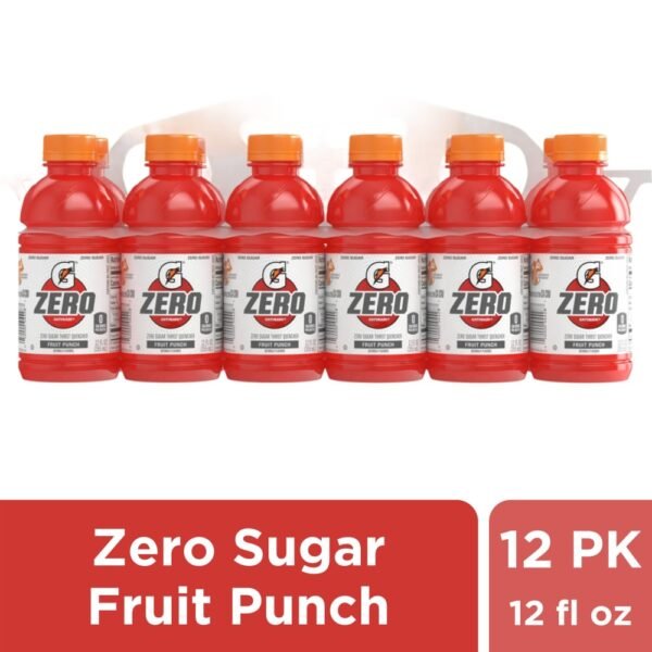 Gatorade® Zero Sugar Red Fruit Punch Sports Drink Multipack Bottles