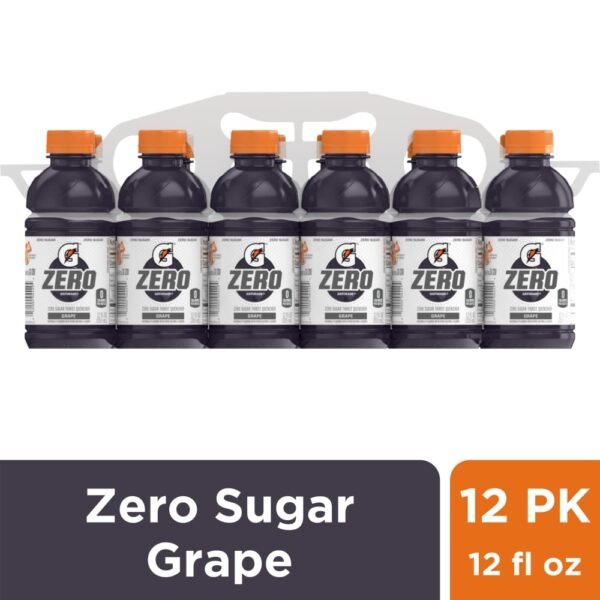 Gatorade® Zero Sugar Purple Grape Sports Drink Multipack Bottles