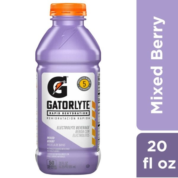 Gatorade® Gatorlyte® Purple Mixed Berry Sports Drink Bottle