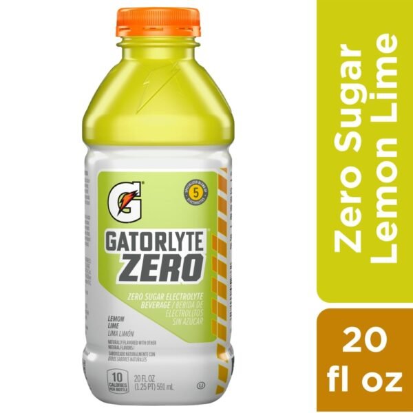 Gatorade® Gatorlyte® Zero Sugar Yellow Lemon Lime Sports Drink Bottle