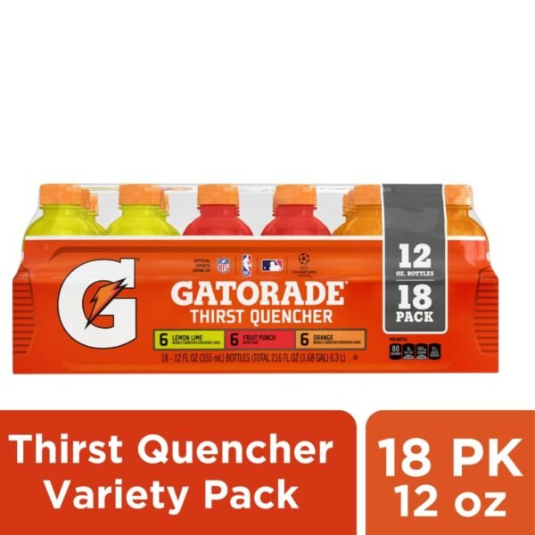 Gatorade® Red Yellow Orange Sports Drink Variety Pack Bottles