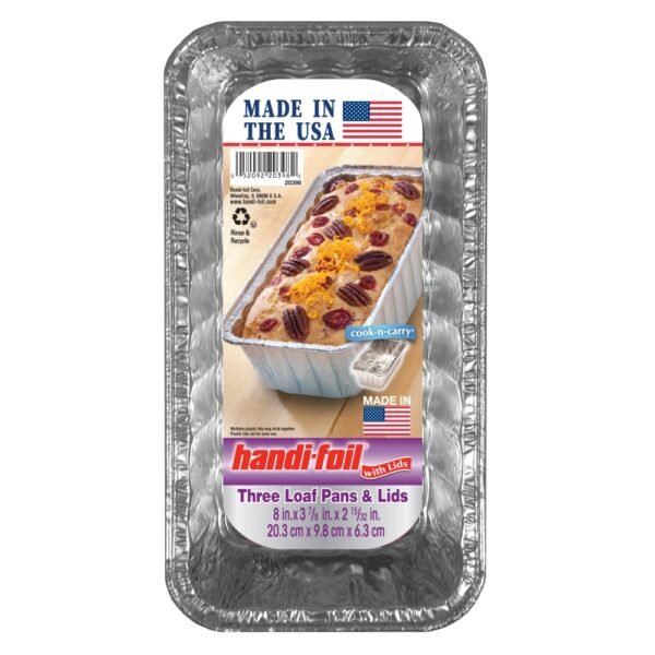 Handi-foil® Cook-N-Carry® Loaf Disposable Pans and Lids