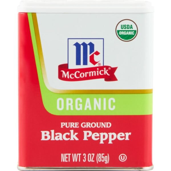 McCormick Ground Organic Black Pepper