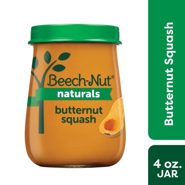 Beech-Nut® Naturals Stage 1 Butternut Squash Baby Food Jar