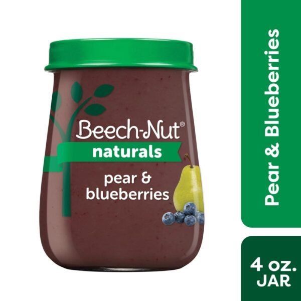 Beech-Nut® Naturals Stage 2 Pear & Blueberries Baby Food Jar