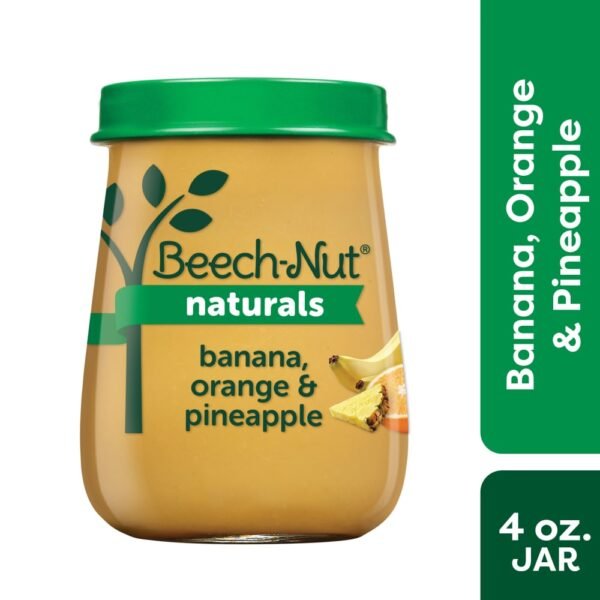 Beech-Nut® Naturals Stage 2 Banana Orange & Pineapple Baby Food Jar