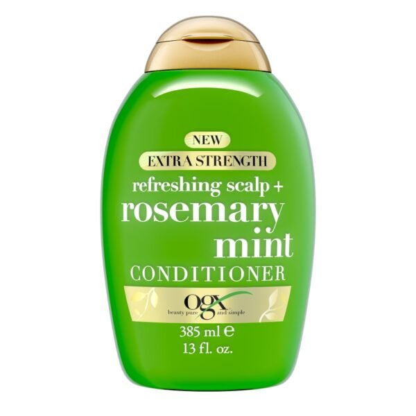 OGX Extra Strength Refreshing Scalp + Rosemary Mint Conditioner, Sulfate-Free Surfactants