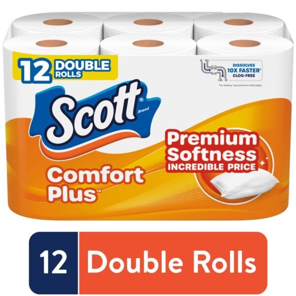 Scott Comfort Plus 1 Ply Toilet Paper