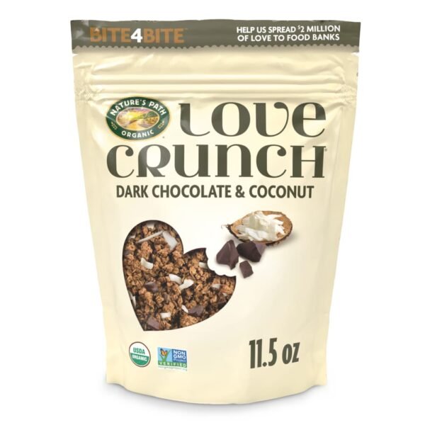 Nature's Path Love Crunch Dark Chocolate & Coconut Granola