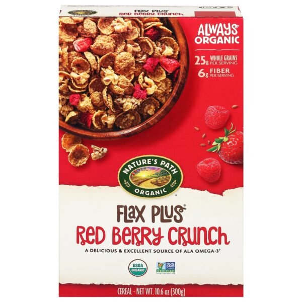 Nature's Path Organic® Flax Plus® Red Berry Crunch Cereal