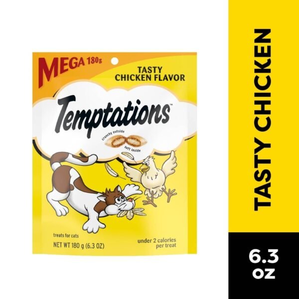 Temptations Classic Crunchy and Soft Cat Treats Tasty Chicken Flavor