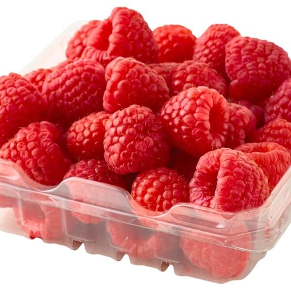 Fresh Organic Red Raspberries