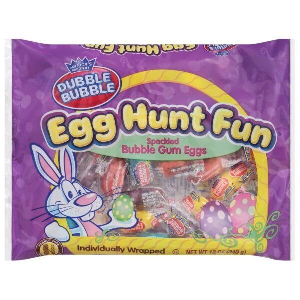 Dubble Bubble Egg Hunt Fun Speckled Bubble Gum Eggs Easter Candy