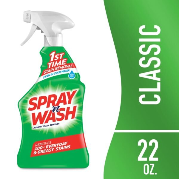 Spray N Wash Pre Treat Laundry Stain Remover Spray, 22 fl oz