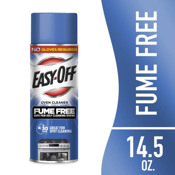 Easy Off Fume Free Oven Cleaner, Destroys Tough Burnt on Food and Grease, 14.5 oz
