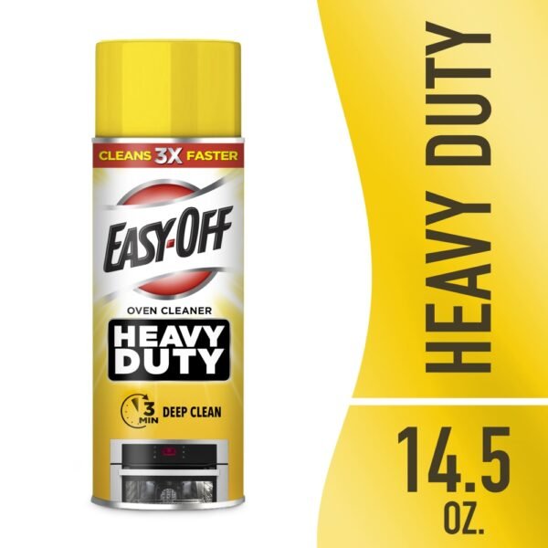Easy Off Heavy Duty Oven Cleaner, Destroys Tough Burnt on Food and Grease, 14.5 oz