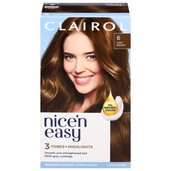 Clairol Nice 'N Easy 6 Light Brown Permanent Hair Color