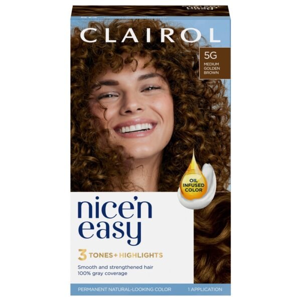 Clairol Nice'n Easy 5G Medium Golden Brown Permanent Hair Color