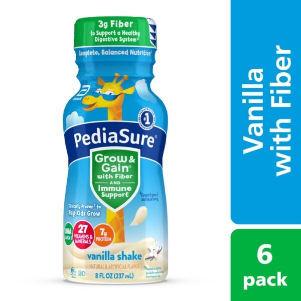 PediaSure® Grow & Gain® with Fiber and Immune Support Kids Vanilla Shake