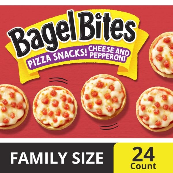 Bagel Bites Cheese & Pepperoni Mini Pizza Bagel Frozen Snacks