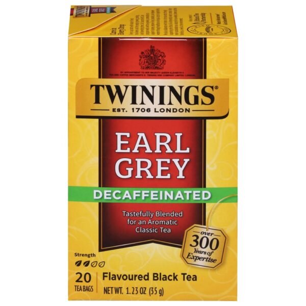 Twinings Of London® Decaffeinated Earl Grey Black Tea Bags