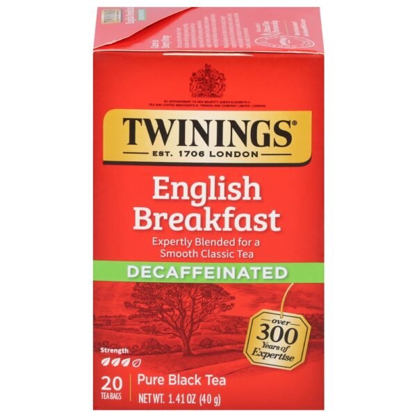 Twinings Of London® Decaffeinated English Breakfast Black Tea Bags