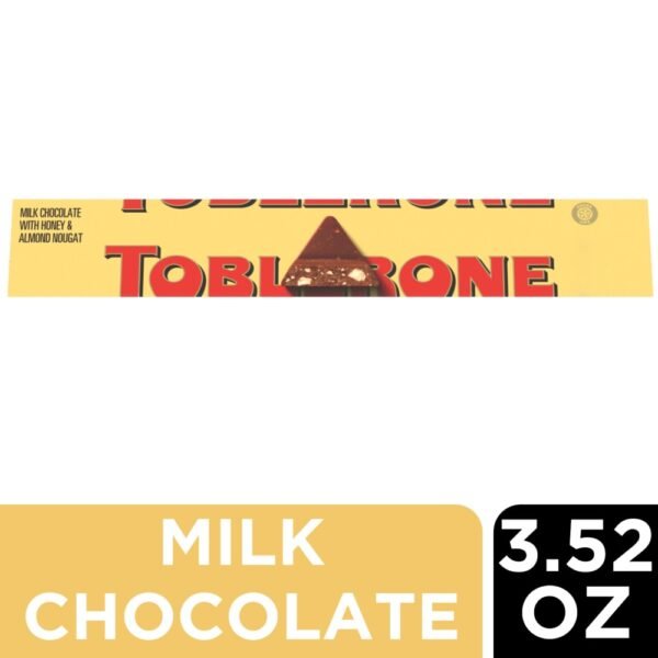Toblerone Milk Chocolate With Honey And Almond Nougat Bar