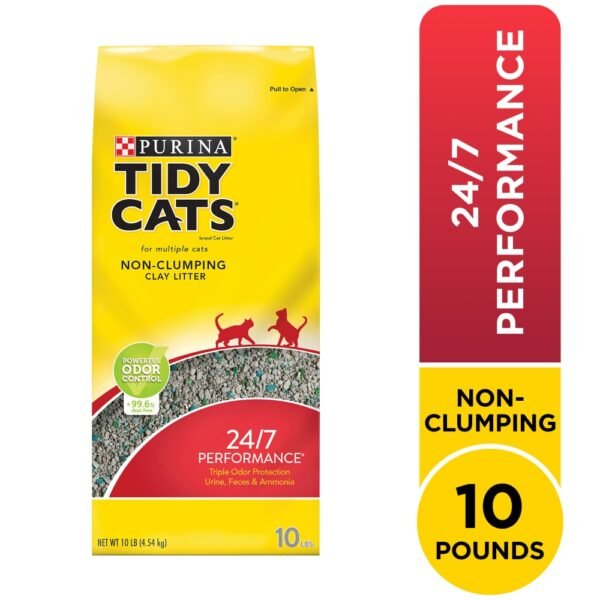 Purina Tidy Cats Non-Clumping Cat Litter 24/7 Performance