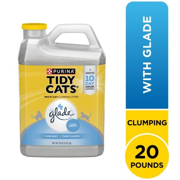 Purina Tidy Cats Clumping Cat Litter Glade Clear Springs