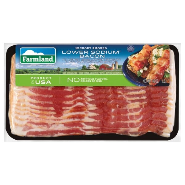Farmland Low Sodium Hickory Smoked Bacon
