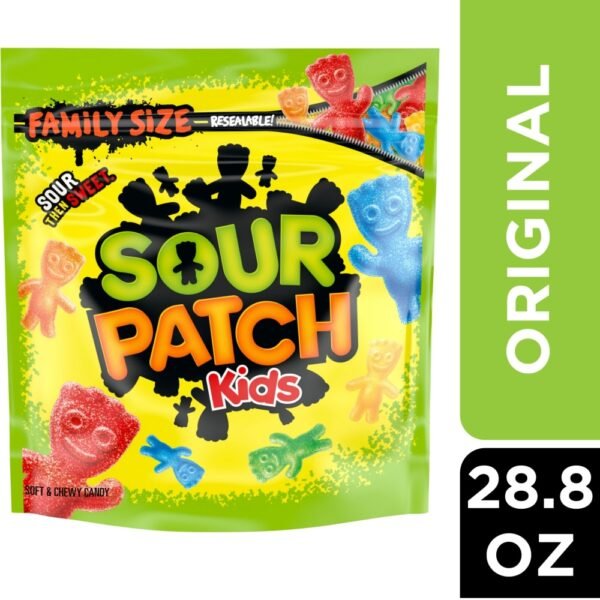 SOUR PATCH KIDS Soft & Chewy Candy Family Size Easter Candy