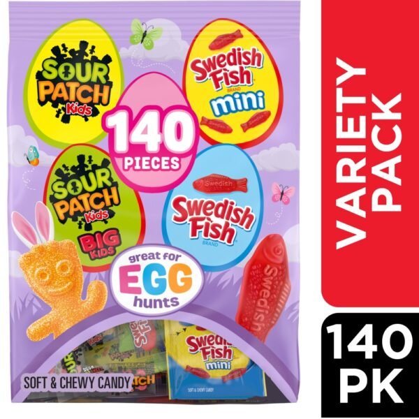 Sour Patch Kids & Swedish Fish Easter Candy Variety Pack