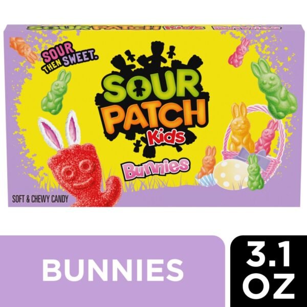 SOUR PATCH KIDS Bunnies Soft & Chewy Easter Candy Theater Box