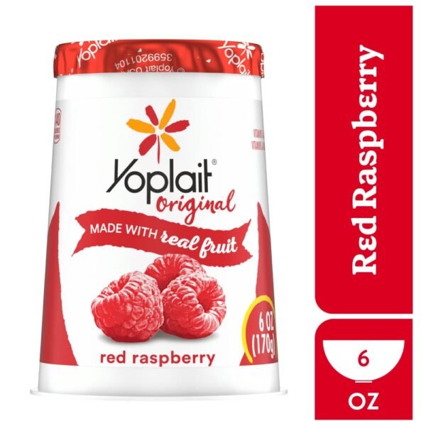 Yoplait Original Low Fat Red Raspberry Yogurt Cup