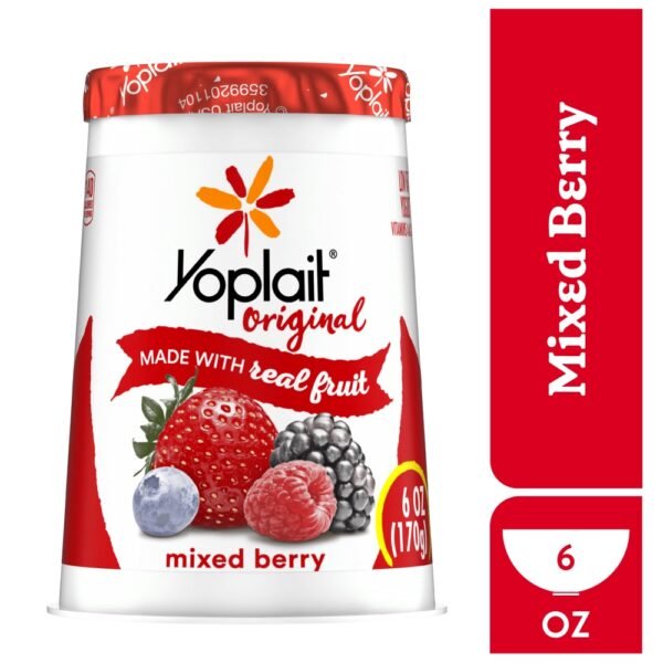 Yoplait Original Low Fat Mixed Berry Yogurt Cup