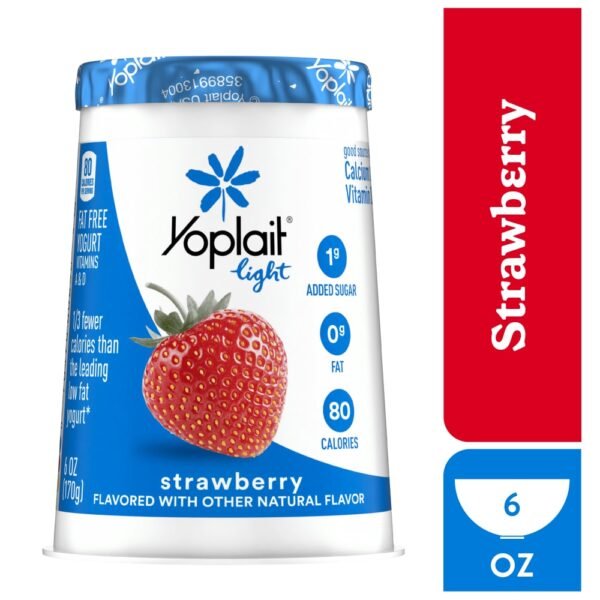 Yoplait Light Strawberry Fat Free Yogurt Cup